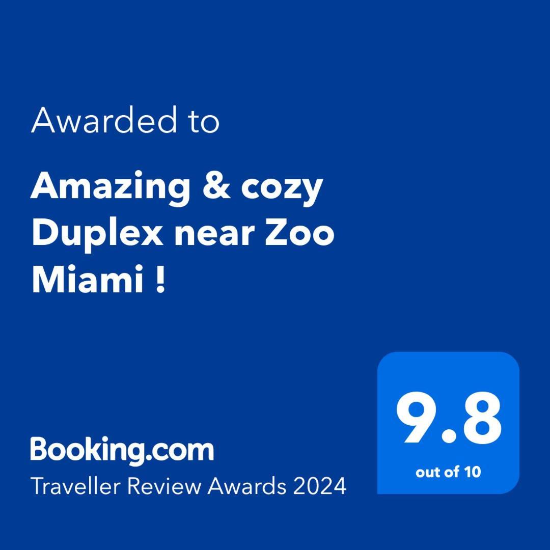 Amazing & Cozy Duplex Near Zoo Miami ! Villa Kültér fotó